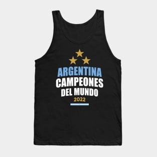 Argentina Campeones del Mundo 2022 Tank Top